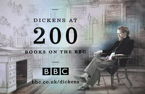 Maloviere as Charles Dickens (BBC TV)